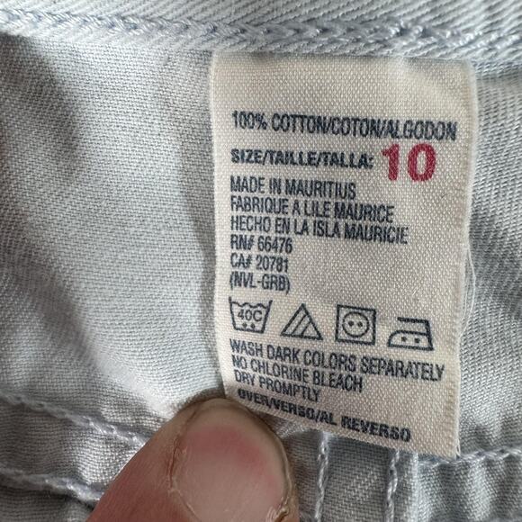 Vintage Tommy Hilfiger Jeans Denim Womens 10 Light Blue Straight Leg 00s 170364 - Picture 8 of 14